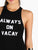 Slogan Print Racer Front Bodysuit