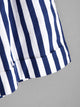 Striped Self Tie Waist Shorts