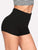 Wide Waist Solid Legging Shorts