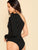 Bow Embellished One Shoulder Slim Fitted Bodysuit
