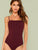 Solid Rib-knit Cami Bodysuit