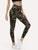 Mesh Insert Camo Print Leggings