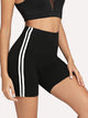 Contrast Striped Side Cycling Shorts