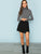 High Neck Heather Knit Bodysuit
