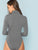 High Neck Heather Knit Bodysuit