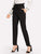 Ruffle Detail Belted Pants