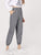 Elastic Waist Plaid Pants
