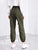 Pocket Side Drawstring Waist Pants