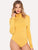 High Neck Heather Knit Bodysuit