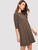 Crew Neck Casual Sweater Dress