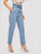 Paperbag Waist Slant Pocket Self Belted Jeans