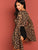 Exaggerated Bell Sleeve Leopard Print Bodysuit