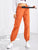 Pocket Side Drawstring Waist Pants