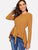 Self Belted Asymmetrical Hem Top