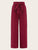 Foldover Waist Self Belted Palazzo Pants