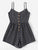 Ditsy Floral Button Front Cami Romper