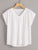 V-neck Dip Hem Tee