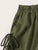 Lace-up Elastic Waist Shorts