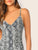 Snakeskin Print Form Fitted Cami Bodysuit