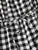 Drawstring Waist Gingham Romper