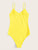 Neon Yellow Solid Cami Bodysuit