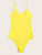 Neon Yellow Solid Cami Bodysuit