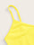 Neon Yellow Solid Cami Bodysuit
