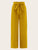 Foldover Waist Self Belted Palazzo Pants