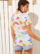 Fruit Print Tee