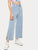Solid Split Wide Leg Jeans