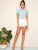 Frilled Neckline Schiffy Top