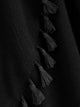 Tassel Detail Drawstring Waist Shorts