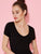 Short Sleeve V Neck Bodysuit