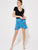 Short Sleeve V Neck Bodysuit