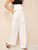 Belted Paperbag Waist Wide Leg Pants