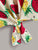 Random Watermelon & Pineapple Print Knot Front Tee