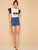 Figure Print Mesh Sleeve Tee