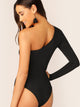 One Shoulder Slim Fitted Bodysuit