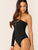 One Shoulder Slim Fitted Bodysuit