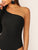 One Shoulder Slim Fitted Bodysuit
