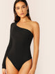 One Shoulder Slim Fitted Bodysuit
