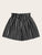 High Waist Bow Decor Striped Paperbag Shorts