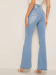 High Waist Flare Leg Denim Jeans