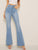 High Waist Flare Leg Denim Jeans