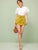 Eyelet Embroidered Sleeve Frill Trim Tee