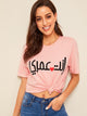 Arabic You Are My Life Print Tee