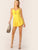 Twist Front Peekaboo Wide Leg Cami Romper