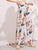 Floral Print Wide Leg Pants