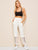 Mesh Panel Letter Embroidered Pants