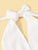 Tiered Layer Shirred Halter Romper
